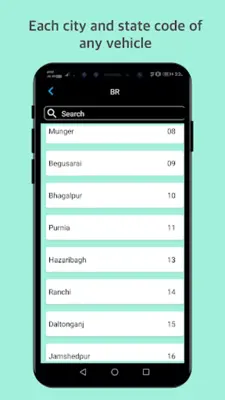 RTO - eChallan, Vehicle info android App screenshot 2